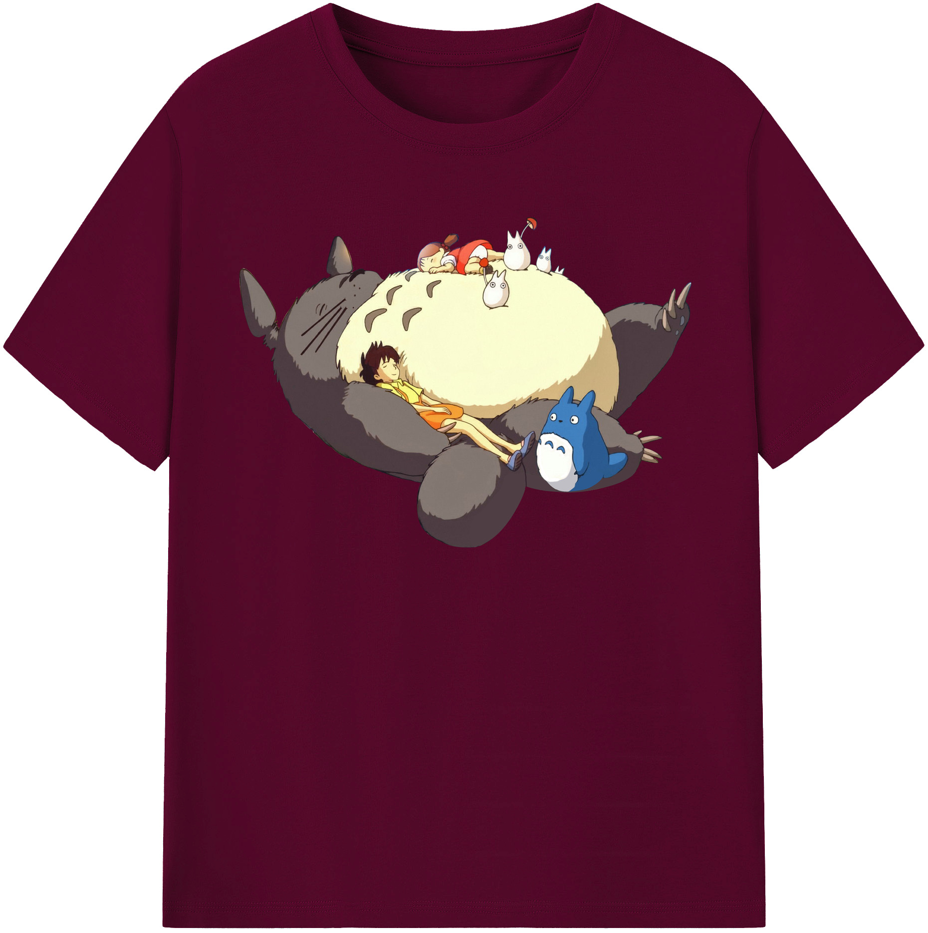 （画像用） となりのトトロ 草壁メイ 草壁サツキ My Neighbor Totoro Satsuki Kusakabe Mei Kusakabe レディースカジュアルプリントTシャツ（綿100％）